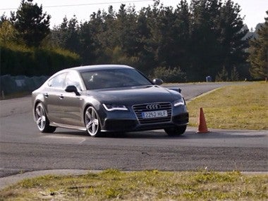 El Audi A7 TDi Biturbo rodando en el circuito El Audi A7 TDi Biturbo rodando en el circuito