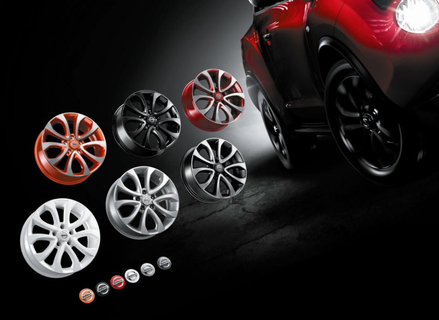 Nissan Juke Las llantas serán uno de los elementos estrella en lo que a personalización se refiere.