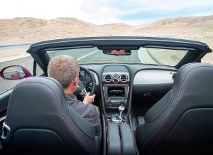 Bentley Continental GT Speed convertible, interior Bentley Continental GT Speed convertible, interior