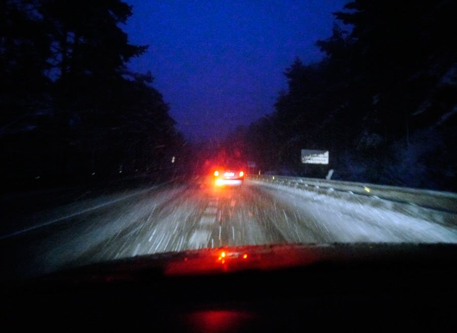 Cómo conducir con nieve Cómo conducir con nieve, luz de niebla, Rubén Fidalgo