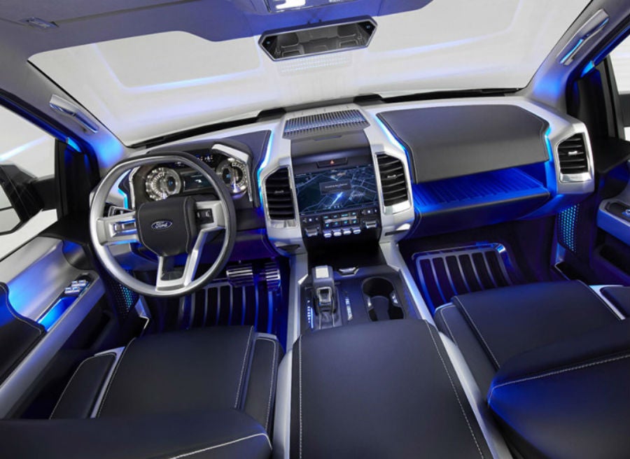 Ford Atlas Así es el interior del nuevo Ford Atlas Concept.