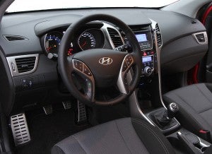 Hyundai i30 3p, habitáculo Hyundai i30 3p, habitáculo