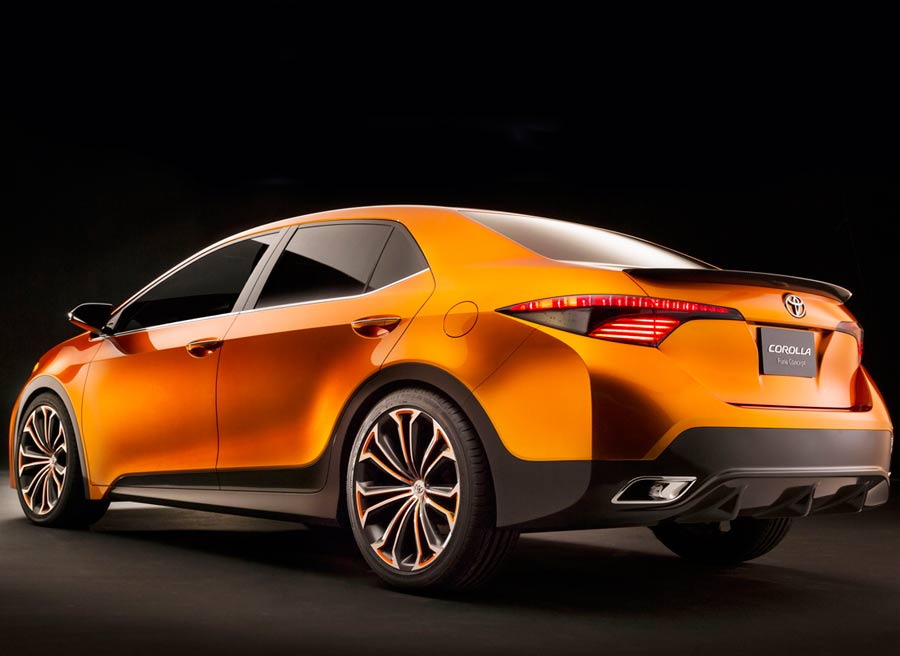 Toyota Corolla Furia Los detalles en fibra de carbono y las llantas de 19 pulgadas desaparecerán con la llegada del modelo definitivo.