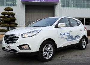 Hyundai ix35 Fuel Cell Hyundai ix35 Fuel Cell, con una autonomía de 594 km.