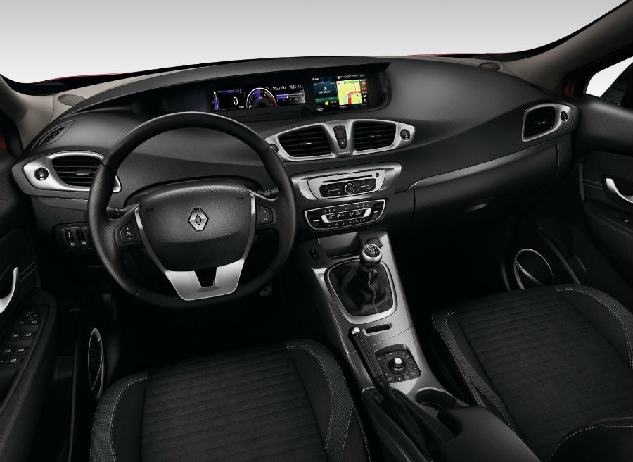 Renault Scenic XMOD Interior del Renault Scenic XMOD.