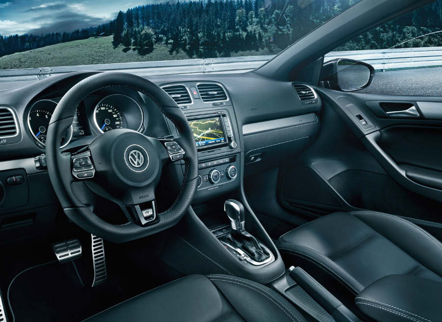 Volkswagen Golf R Cabrio Interior del nuevo Volkswagen Golf R Cabrio.