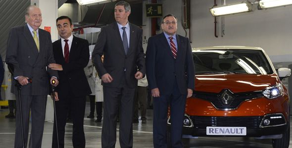 Renault Captur: el Rey inaugura su línea de producción Renault Captur: el Rey inaugura su línea de producción