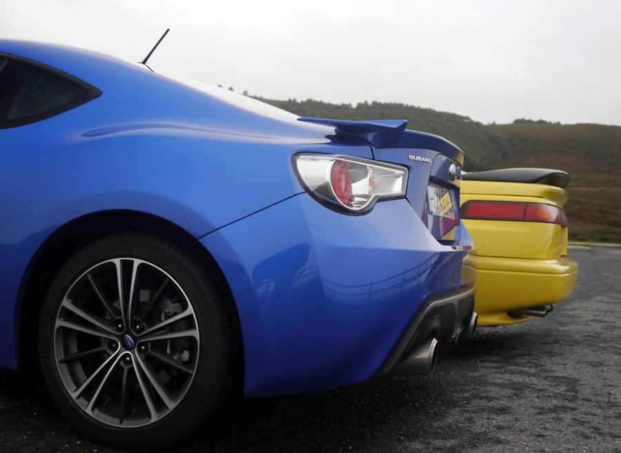 Prueba Subaru BRZ vs Subaru SVX, Baldaio, Rubén Fidalgo