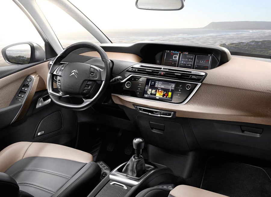 Citroen C4 Picasso Interior del nuevo Citroën C4 Picasso.