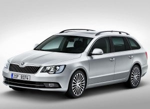 Skoda Superb Combi El Skoda Superb Combi también está presente en el Salón de Shanghai.