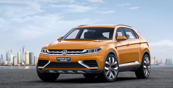 Volkswagen CrossBlue Coupé híbrido enchufable y VW iBeetle se estrenan en Shanghai Volkswagen CrossBlue Coupé híbrido enchufable y VW iBeetle se estrenan en Shanghai