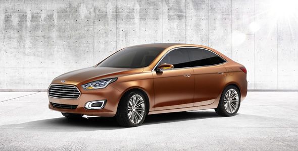 Ford Escort Concept, basado en el Focus, para el mercado chino Ford Escort Concept, basado en el Focus, para el mercado chino