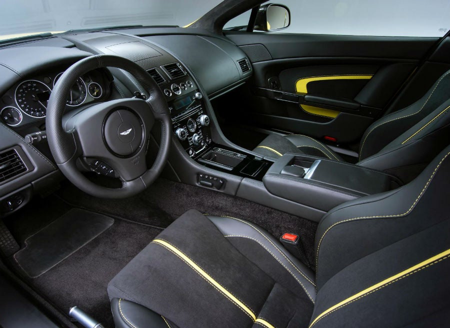 Aston Martin V12 Vantage S Interior del Aston Martin V12 Vantage S.