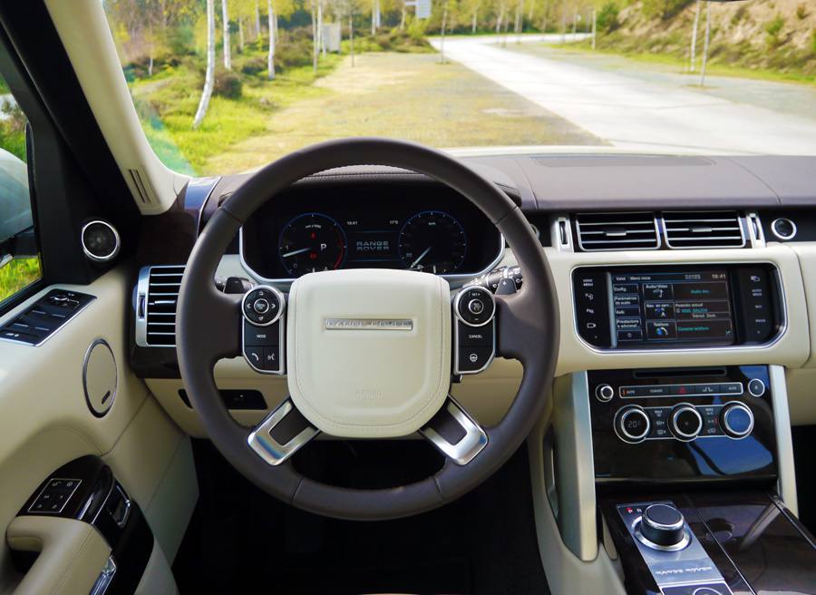 Prueba Range Rover Vogue SDV8 Prueba Range Rover Vogue SDV8, interior, Rubén Fidalgo