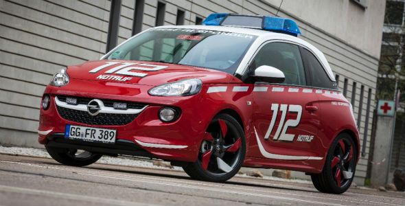 Opel Adam, el coche de los bomberos Opel Adam, el coche de los bomberos