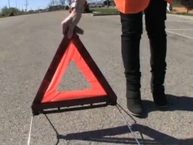 Cómo colocar los triángulos de emergencia Cómo colocar los triángulos de emergencia