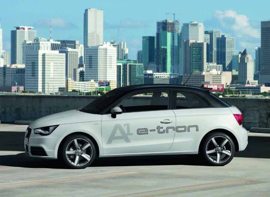 Audi A1 e-tron Audi A1 e-tron: de 0 a 100 en 9,8 segundos y con una autonomía de 250 kilómetros.