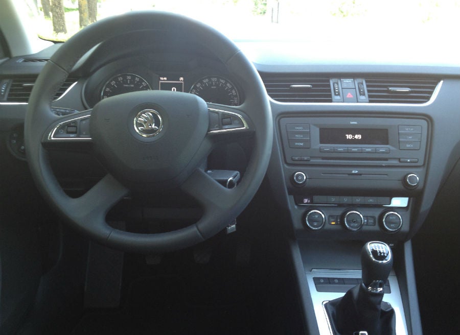 Skoda Octavia Ésta será la visión aproximada que tenga el conductor de un Skoda Octavia.