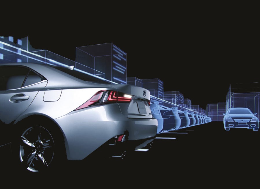 Radar trasero seguridad Lexus IS 300 Radar trasero seguridad Lexus IS 300