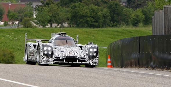 Primeras pruebas dinámicas del nuevo Porsche LMP1 de competición Primeras pruebas dinámicas del nuevo Porsche LMP1 de competición