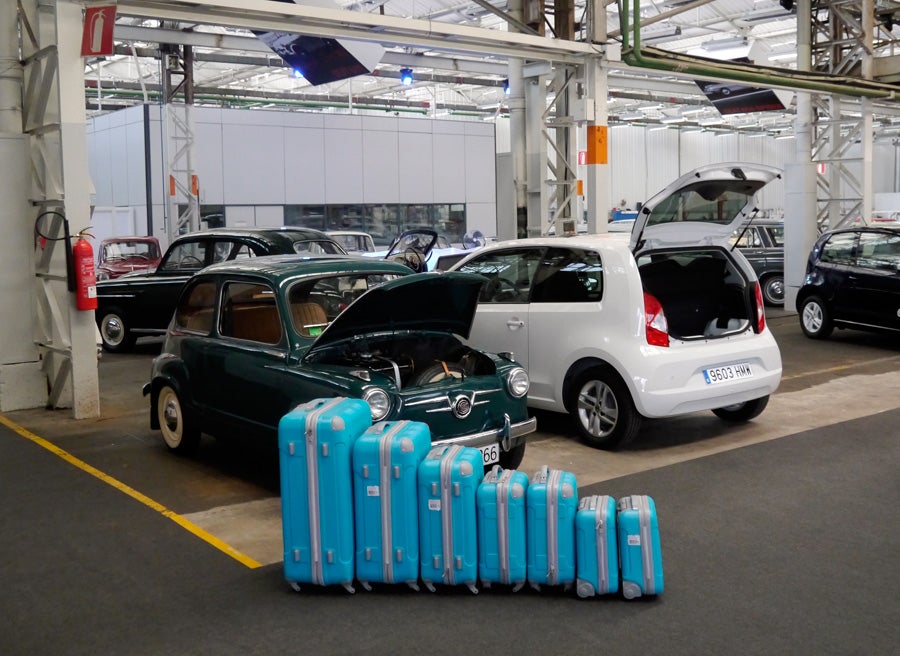 Seat 600 vs Seat Mii Seat 600 vs Seat Mii, maleteros, Rubén Fidalgo