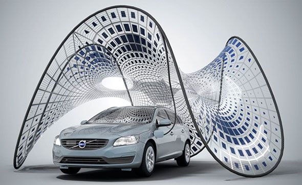 Volvo V60 y Pure Tension: recarga solar portátil Volvo V60 y Pure Tension: recarga solar portátil