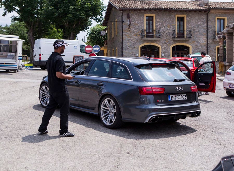Audi Driving Experience 2013 La línea del RS6 es impresionante.