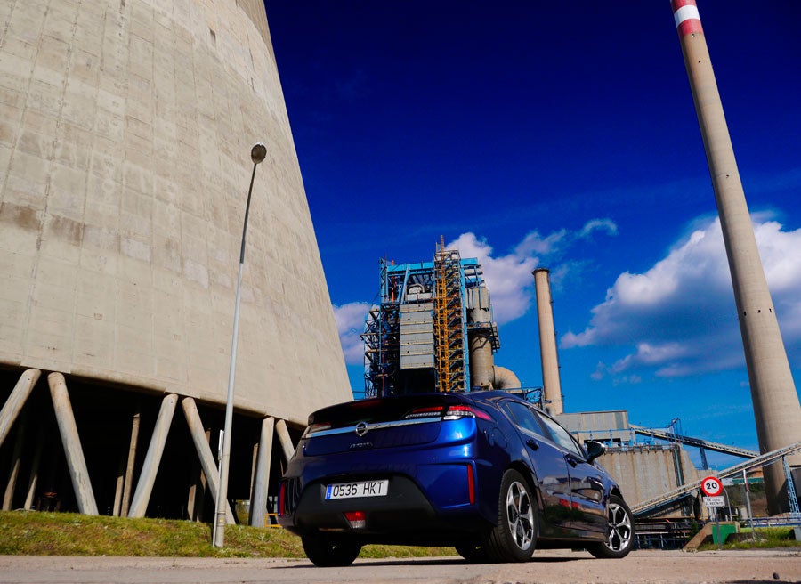 Prueba Opel Ampera, La Robla, Rubén Fidalgo
