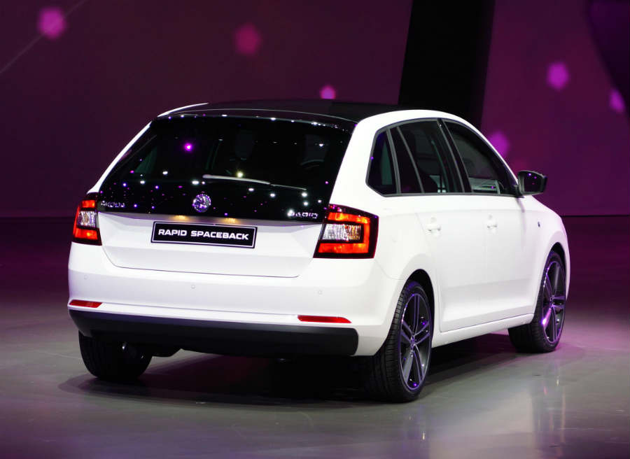 Skoda Rapid Spaceback El nuevo Skoda Rapid Spaceback se presenta en el Salón de Frankfurt.