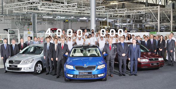 Skoda Octavia: 4 millones de unidades producidas desde 1996 Skoda Octavia: 4 millones de unidades producidas desde 1996