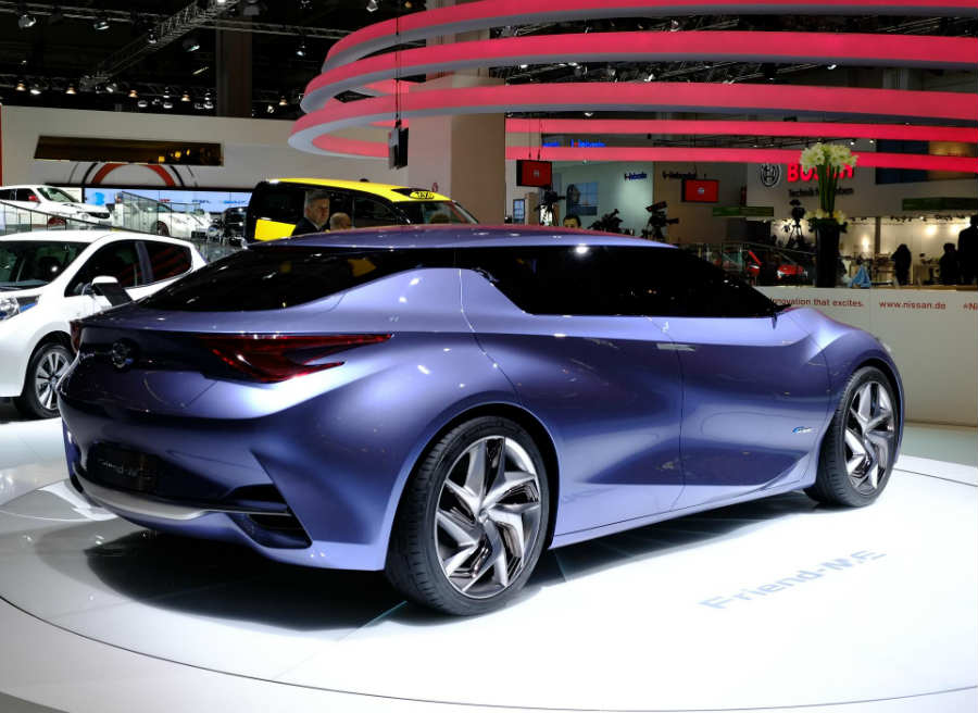 Nissan Friend-Me Concept El aspecto estético del Nissan Friend-Me Concept es espectacular.