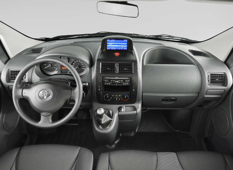 Toyota PROACE Interior del nuevo Toyota Proace.