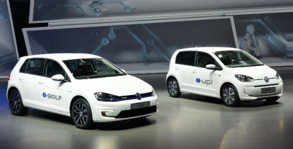 Volkswagen presenta el e-Up!, el e-Load Up! y el e-Golf en el Salón de Frankfurt Volkswagen presenta el e-Up!, el e-Load Up! y el e-Golf en el Salón de Frankfurt