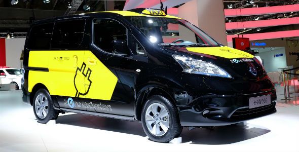 El Nissan e-NV200 llega a Barcelona El Nissan e-NV200 llega a Barcelona