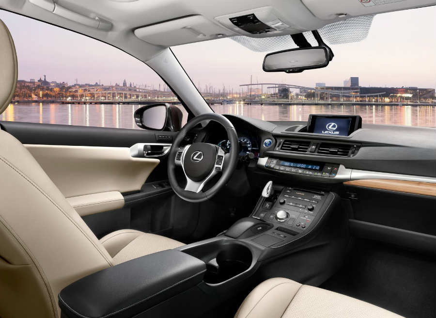 Lexus CT 200h Hybrid Plus Así es el interior del Lexus CT 200h Hybrid Plus.