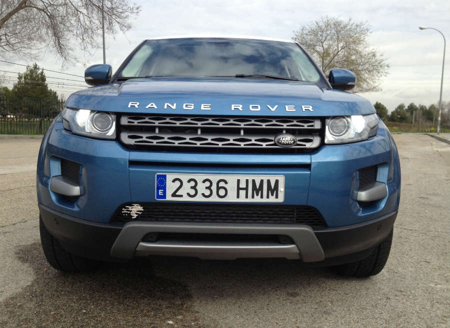 Range Rover Evoque El frontal del Range Rover Evoque impresiona.