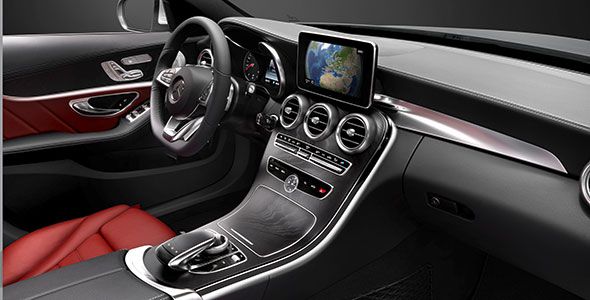 Primeras imágenes interiores del nuevo Mercedes Clase C MY 2014 Primeras imágenes interiores del nuevo Mercedes Clase C MY 2014