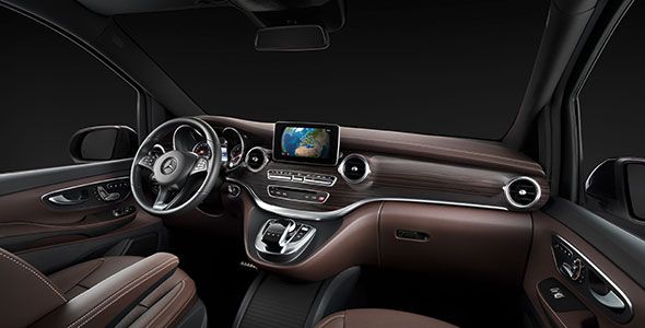 Así es el interior del nuevo Mercedes Clase V MY 2014 Así es el interior del nuevo Mercedes Clase V MY 2014
