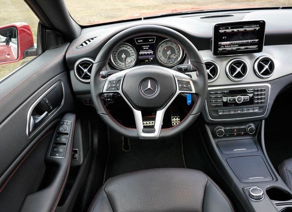 Prueba Mercedes CLA 250 AMG Line 2013 Prueba Mercedes CLA 250 AMG Line 2013, interior, Rubén Fidalgo