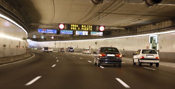 ¡Cuidado! Simulacro de emergencia en el túnel de la M30 ¡Cuidado! Simulacro de emergencia en el túnel de la M30