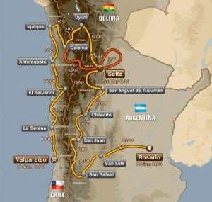 Dakar 2014: recorrido Dakar 2014: recorrido