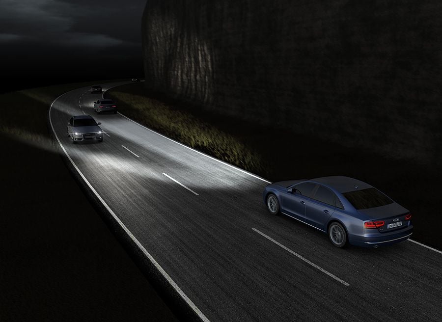 Audi faros matrix led y láser