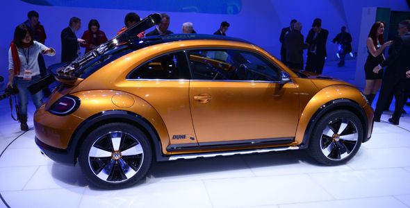 El VW Beetle Dune Concept, en Detroit 2014 El VW Beetle Dune Concept, en Detroit 2014