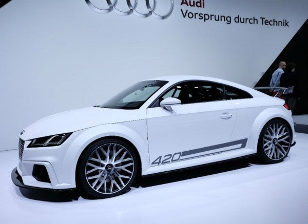 Audi TT Quattro Sport Concept El Audi TT Quattro Sport Concept cuenta con un motor de 420 CV.