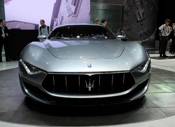 Maserati Alfieri El frontal del Maserati Alfieri impresiona.