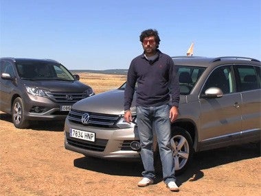 Vídeo prueba: Honda CR-V vs. Volkswagen Tiguan Vídeo prueba: Honda CR-V vs. Volkswagen Tiguan