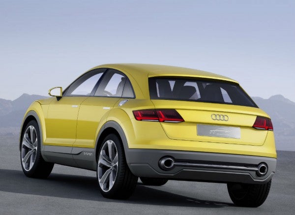 Audi TT offroad concept El parecido de este Offroad Concept con el Audi TT original es más que evidente.