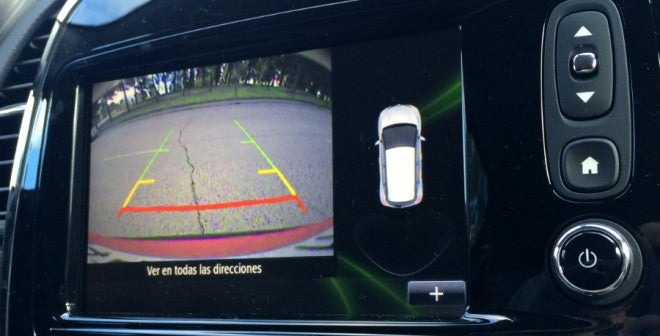 Renault Captur La cámara de visión trasera funciona a las mil maravillas en el Renault Captur.