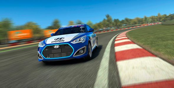 Hyundai Veloster Turbo en el juego para móviles Real Racing 3 Hyundai Veloster Turbo en el juego para móviles Real Racing 3