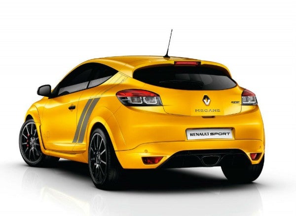 Renault Megane RS Trophy La salida de escape de este Renault Megane RS 275 Trophy está acabada en aluminio.